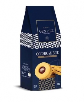 Biscuiti Artizanali Cu Unt Si Gem de Capsuni Gentile 250G 0